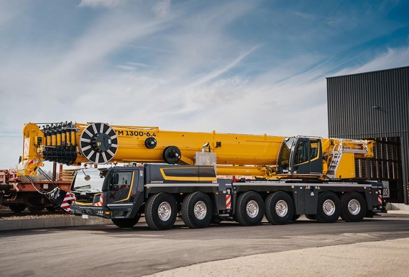 Grue Liebherr Ltm 1300-6.1 Conrad 1:50 - Stampede #2097.4 - Édition Limitée - Occasion