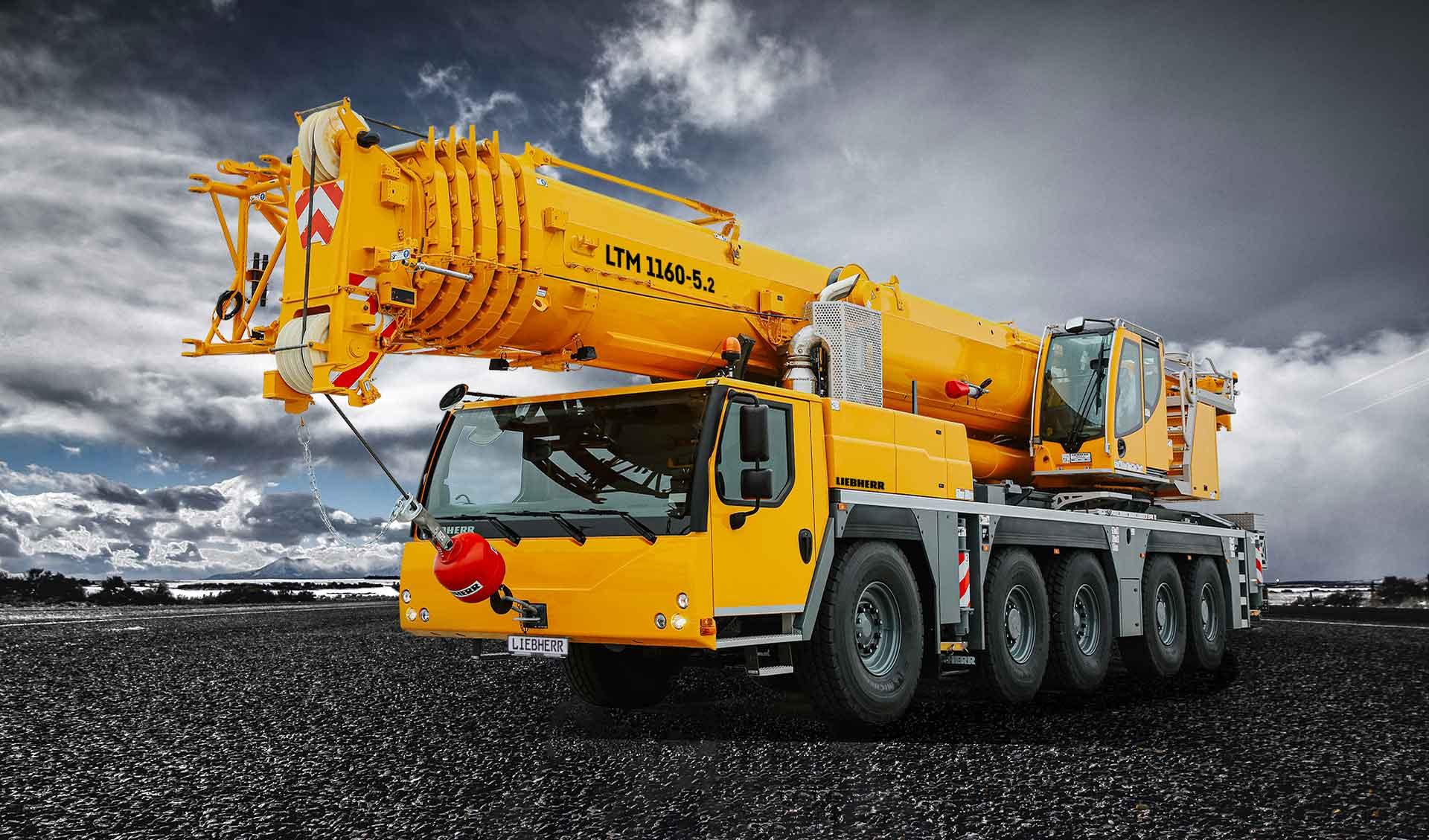 Grue Liebherr Ltm 1300-6.1 Conrad 1:50 - Stampede #2097.4 - Édition Limitée - Occasion