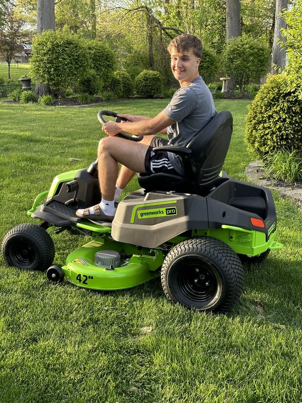 Riding Lawn Mower Costco Zero Turn Mower Greenworks CRT306 Mower