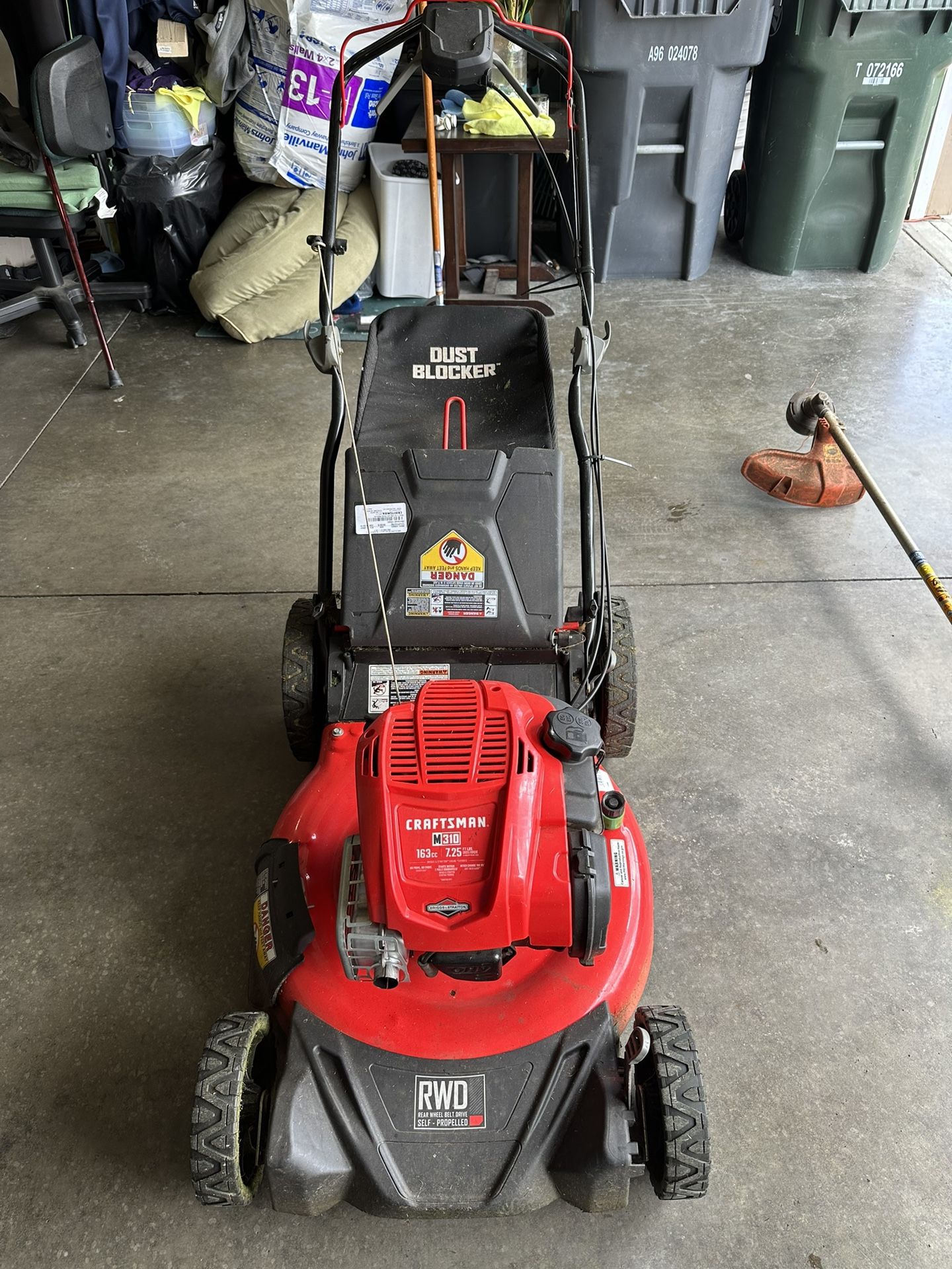 Craftsman 21-in 163cc Self-Propelled RWD Push Mower (M310)