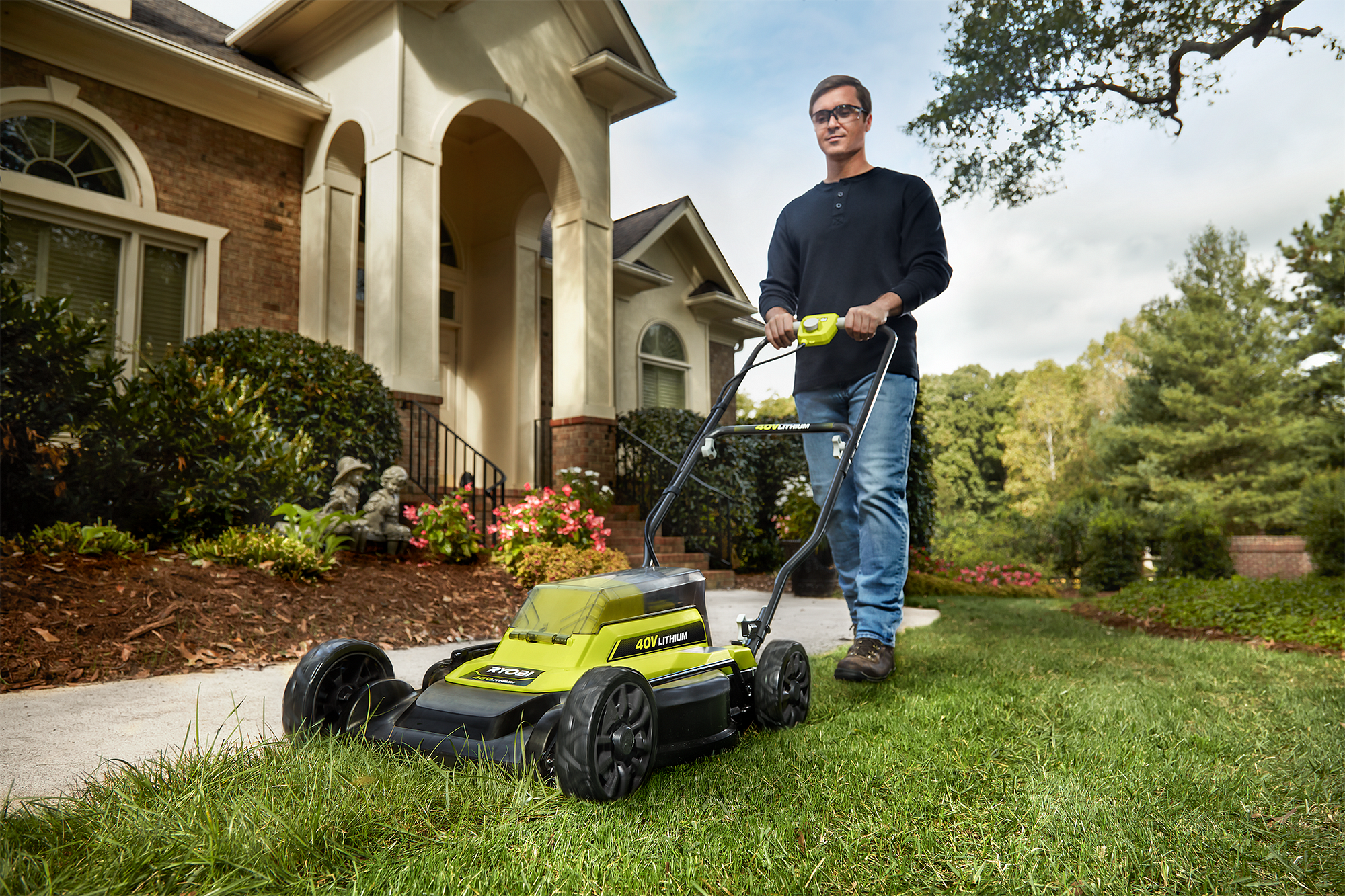 Ryobi Push Mower With Striper Push Mower Toro Lawn Striper Lowes